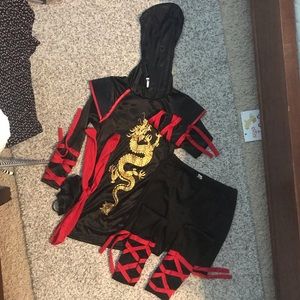 Girls Ninja costume med(8/10)